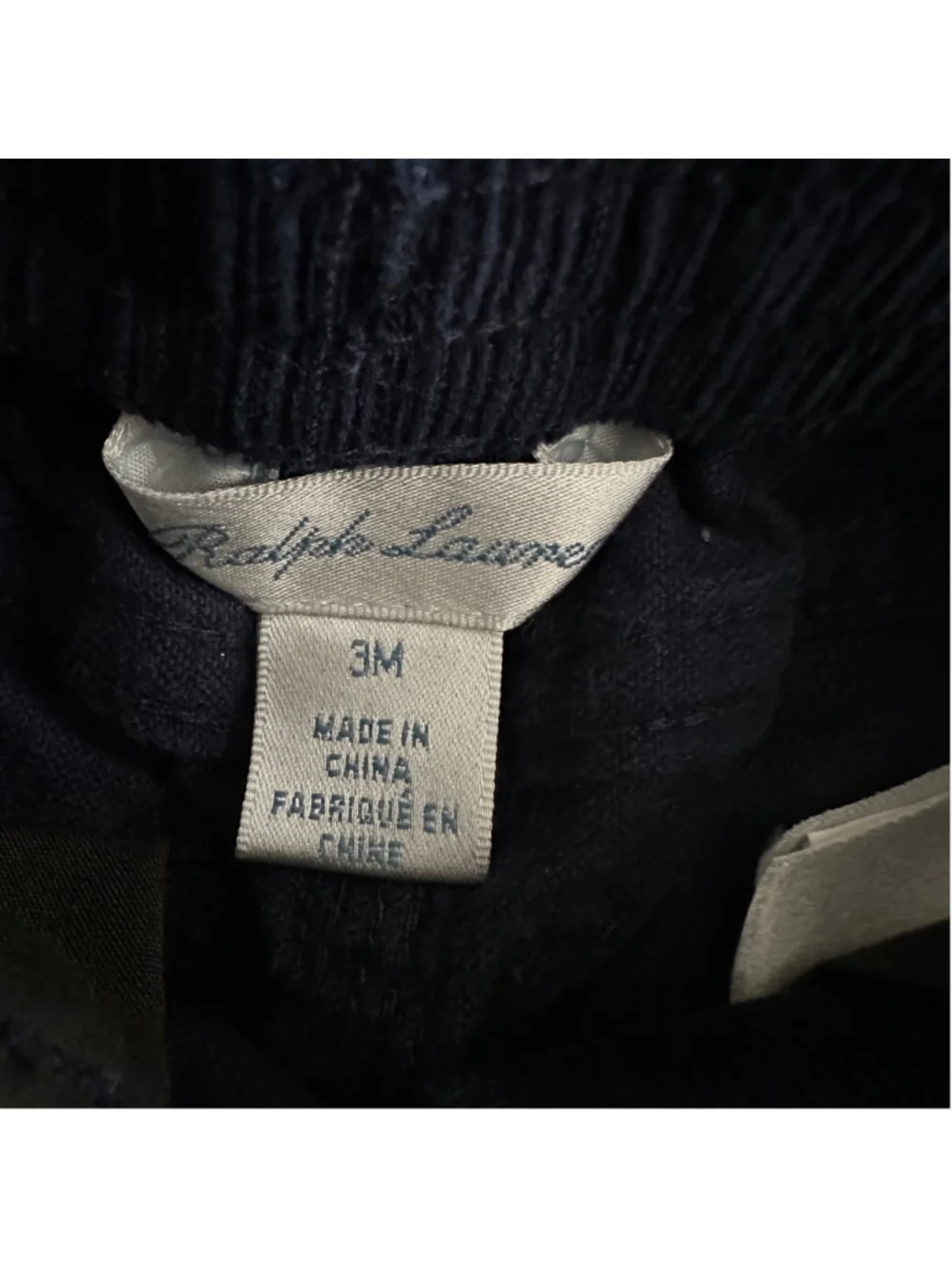 Ralph Lauren Baby Pants Bundle 3M Jeans Corduroy Joggers 3 Piece Lot